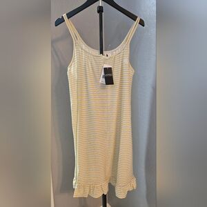 Lauren Ralph Lauren Striped Double-Strap Nightgown Sleep Dress | Small | NWT